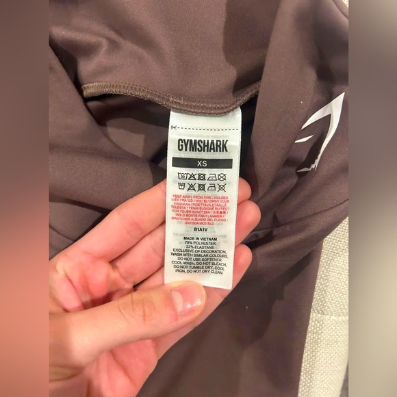 GYMSHARK brown capri leggings - Picture 3 of 4